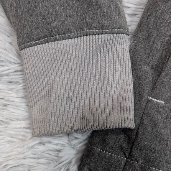 The North Face Jacket Womens S Gray Zip Up Pockets Gorpcore Hoodie Fleece Lined - Picture 11 of 14